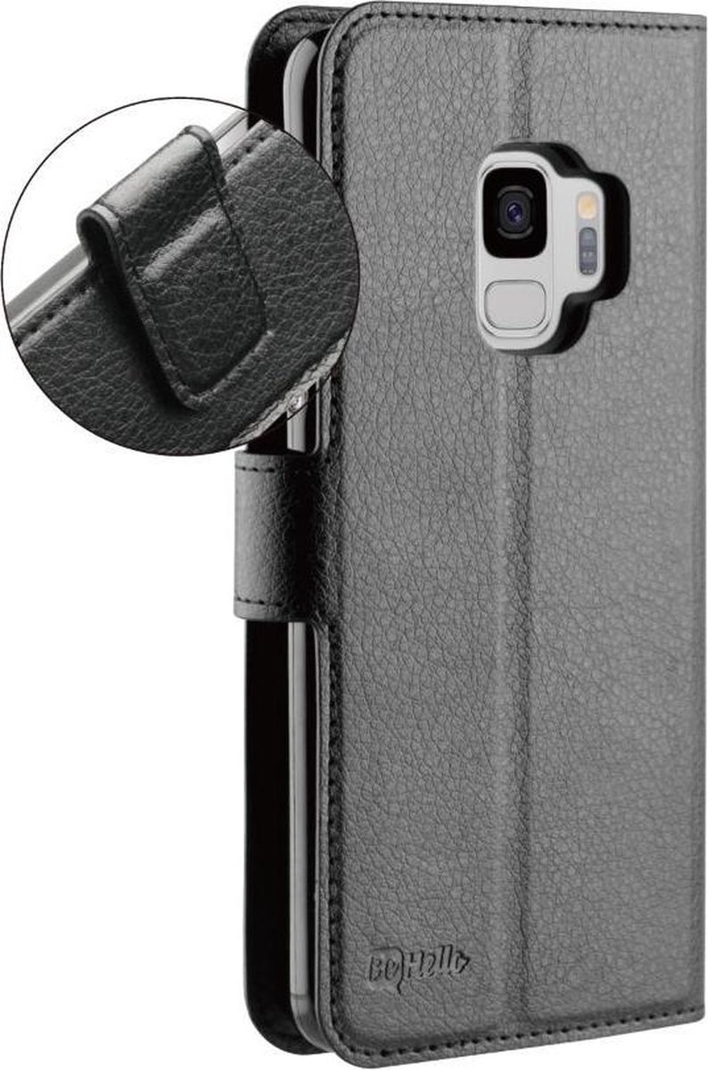 BeHello Samsung Galaxy S9 Hoesje - Gel Wallet Case Met Ruimte Voor 3 Pasjes Zwart - Afbeelding 2