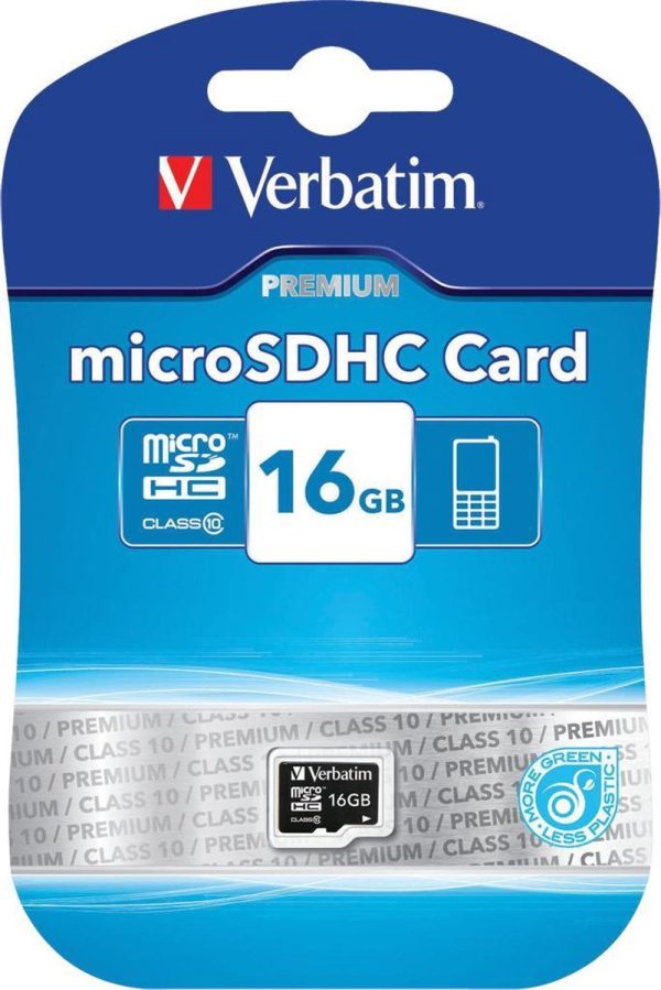 Verbatim Verbatim microSDHC Geheugenkaart Klasse 10 16 GB  Zwart - Afbeelding 6