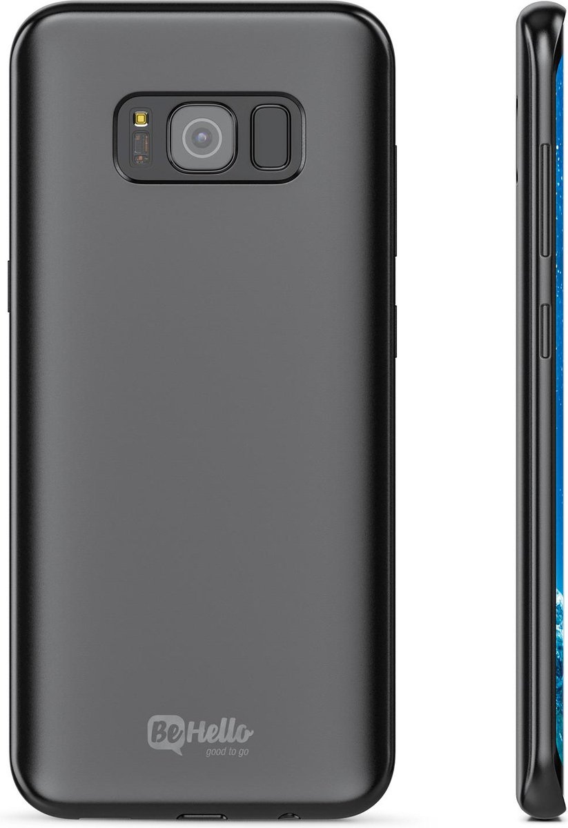 BeHello Samsung Galaxy S8+ ThinGel Case Black - Afbeelding 5