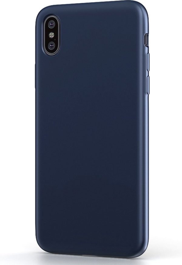BeHello iPhone XS Max Siliconen Hoesje - Blauw - Afbeelding 6