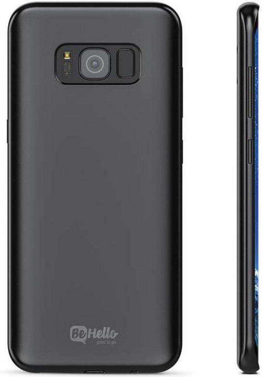 BeHello Samsung Galaxy S8+ ThinGel Case Black - Afbeelding 3