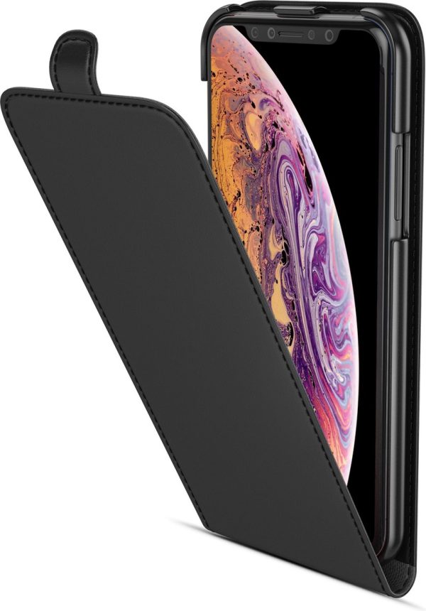 BeHello Flip Case Zwart voor iPhone X  Xs - Afbeelding 2