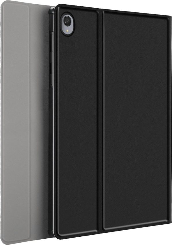 Lenovo Tab P11 Toetsenbord Hoes hoesje - Just in Case - Effen Zwart - Kunstleer - Afbeelding 8