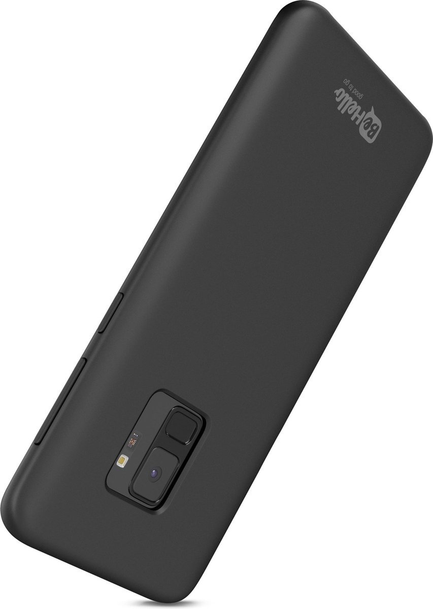 BeHello Samsung Galaxy S9 Siliconen Hoesje Zwart - Afbeelding 4