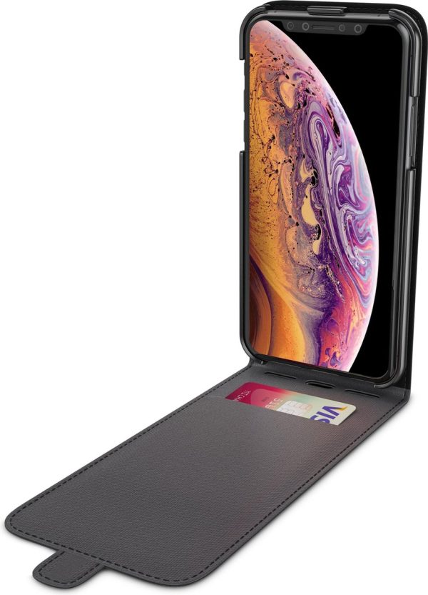 BeHello Flip Case Zwart voor iPhone X  Xs - Afbeelding 3