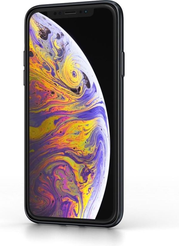 BeHello iPhone XS Max ThinGel Siliconen Hoesje Zwart - Afbeelding 2
