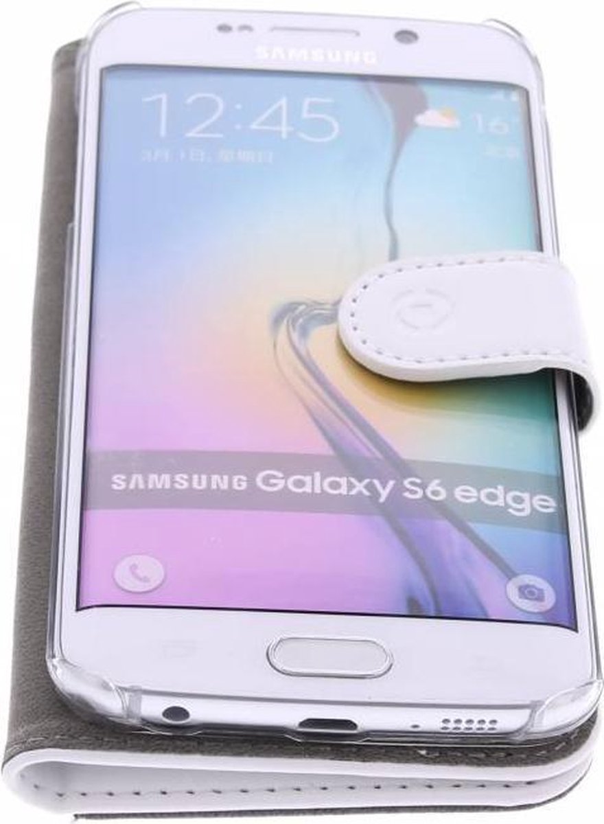 Celly - Wally Case - Samsung Galaxy S6 Edge - wit - Afbeelding 3