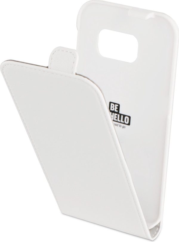 BeHello Flip Case voor Samsung Galaxy S6 Edge - Wit - Afbeelding 5