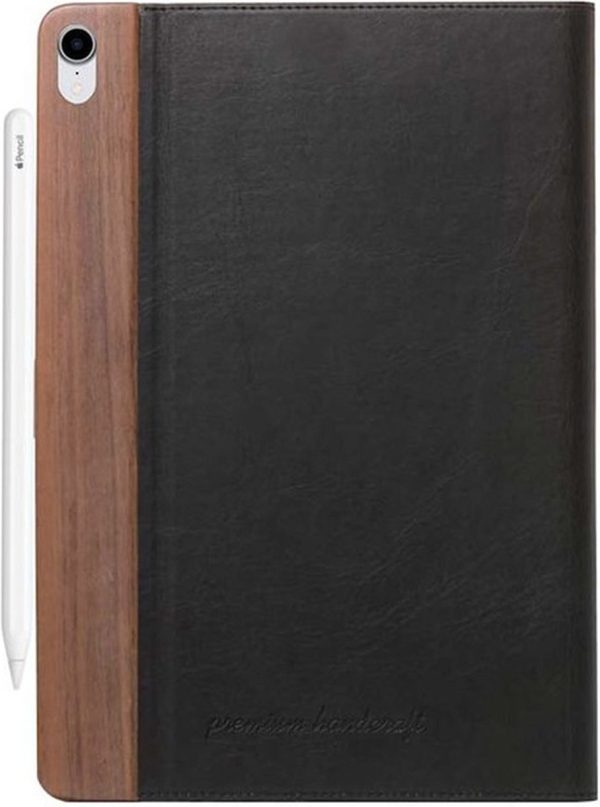 iPad Pro 11 hoesje - Woodcessories - Zwart - Hout - Afbeelding 12