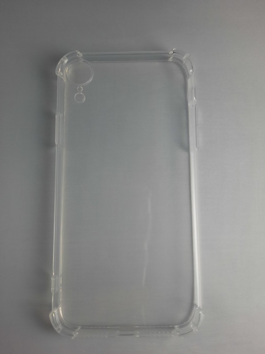 Iphone Xr hoesje - Transparant - Opstaande hoeken - Afbeelding 3