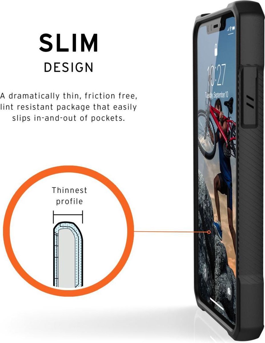 UAG Monarch Apple iPhone 11 Pro Max Backcover hoesje - Magma Red - Afbeelding 13