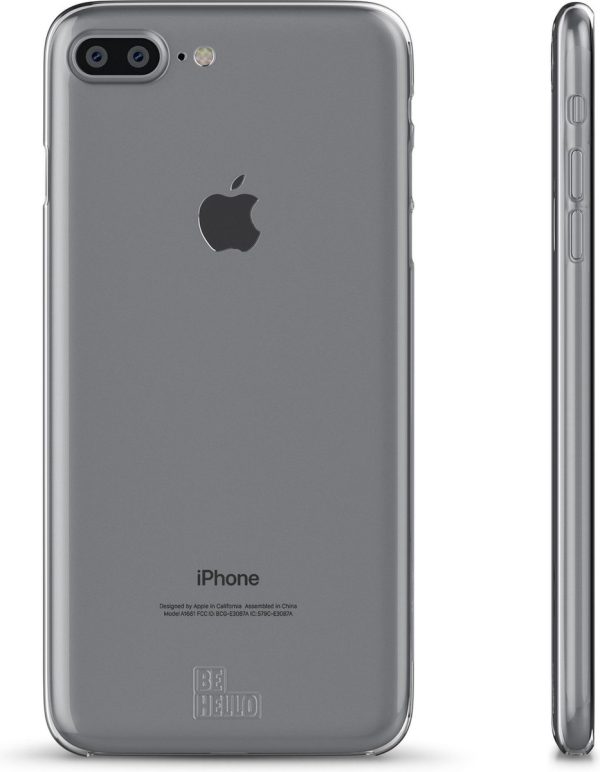 BeHello iPhone 8 Plus / 7 Plus / 6S Plus / 6 Plus Gel Case Clear Transparent - Afbeelding 4