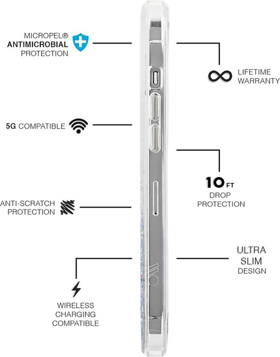 Case-Mate - Twinkle Ombré case - iPhone 12 mini - Multi - Afbeelding 3