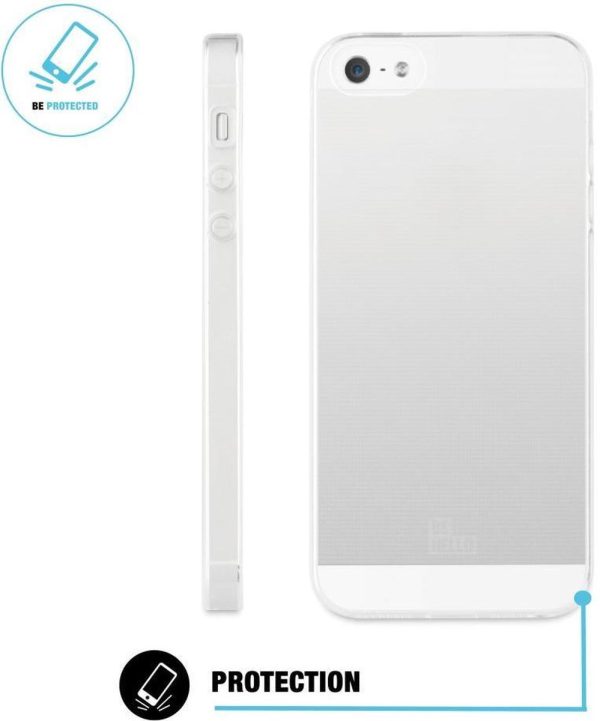 BeHello iPhone 5 / 5S / SE ThinGel Siliconen Hoesje Transparant - Afbeelding 3