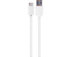 XQISIT USB-C 3.1 naar USB-A Charge & Sync 70 cm Wit