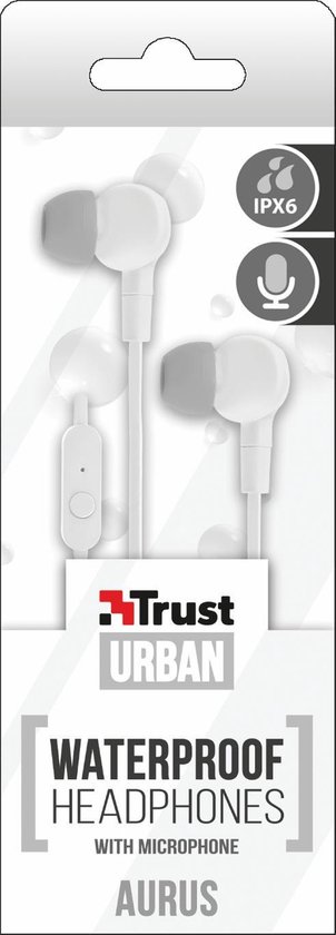 Aurus Waterproof In-ear Headphones - white — extra foto 0