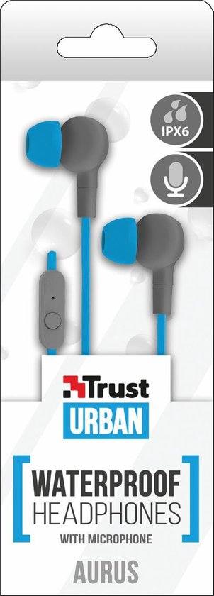 Aurus Waterproof In-ear Headphones - blue — extra foto 0
