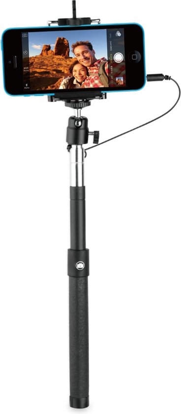 BeHello Selfie Stick Zwart — extra foto 0