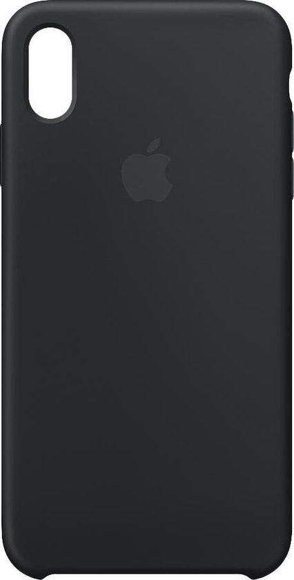 Apple Siliconen Back Cover voor iPhone XS Max - Zwart — extra foto 0