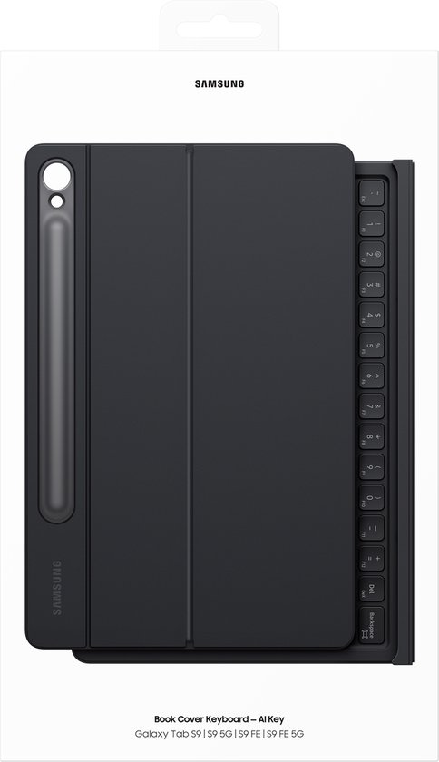 Samsung - Book Cover Keyboard - Galaxy Tab S9 / S9 FE / S10 FE / S10 Lite - Zwart - QWERTY — extra foto 0