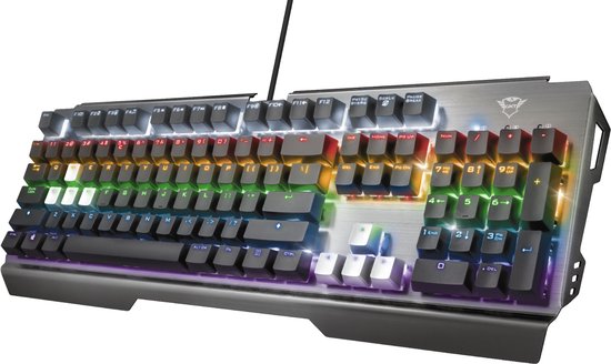 GXT 877 Scarr - Gaming Toetsenbord - Mechanisch - Verlicht - Zwart, Metallic — extra foto 8