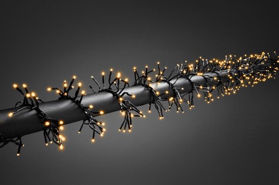 Clusterverlichting voor binnen en buiten - 8 functies - 1152 LEDs – 2100K Amber – 8,6 meter – Kerstverlichting – IP44 – Incl. Transformator — extra foto 0