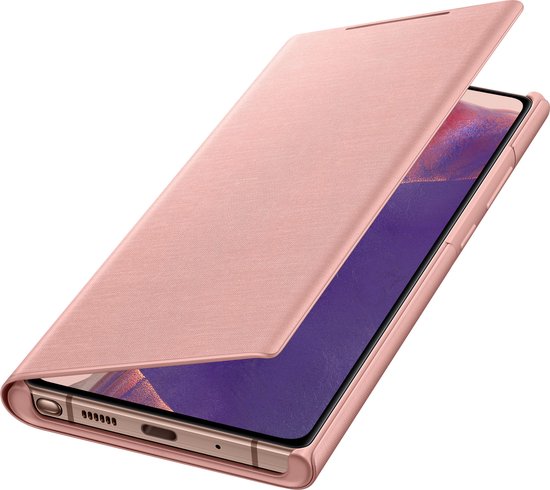 Samsung LED View Hoesje - Voor Samsung Galaxy Note 20 - Brons — extra foto 0