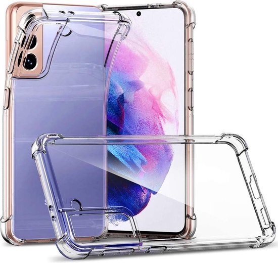 Samsung Galaxy A32 4G Hoesje - Transparant - Opstaande hoeken