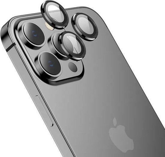 Iphone 15 pro max - Camera glas protectie - Lens beschermer - Zwart