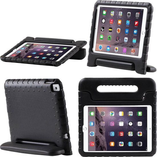 Kinderhoes voor iPad 10.2 & 10.5 - Duurzaam Kids Case - Zwart - Schokabsorberend met Standfunctie