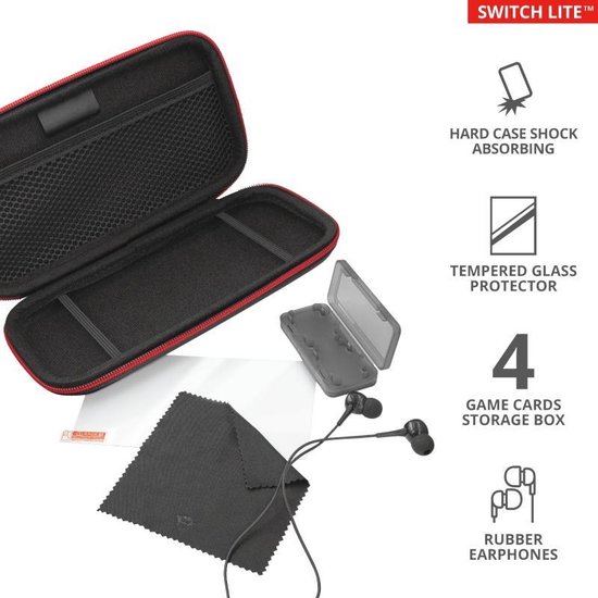 TRUST GXT 1241 Tidor XL Accessory Pack for Switch Lite - black — extra foto 0