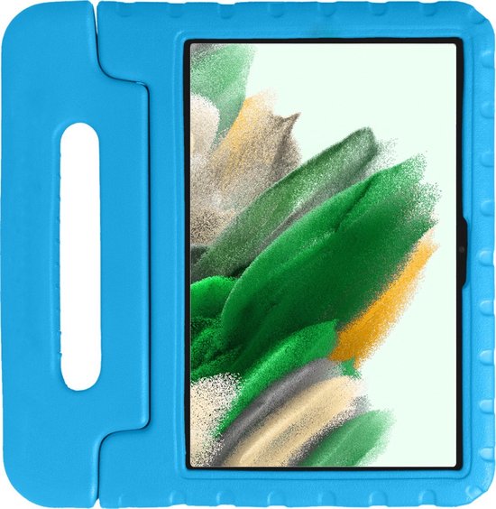 Mobile5 - Kinderhoes voor Samsung Tab A9+/A11+(Plus) - Duurzaam Kids Case - Blauw - Schokabsorberend met Standfunctie