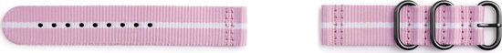 Samsung Gear Sport Premium Nato Armband - Pink/White — extra foto 0