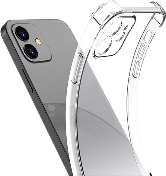 Mobile5 - Apple iPhone 11 - Transparant telefoonhoesje - Anti Shock - Schokbestendig — extra foto 0