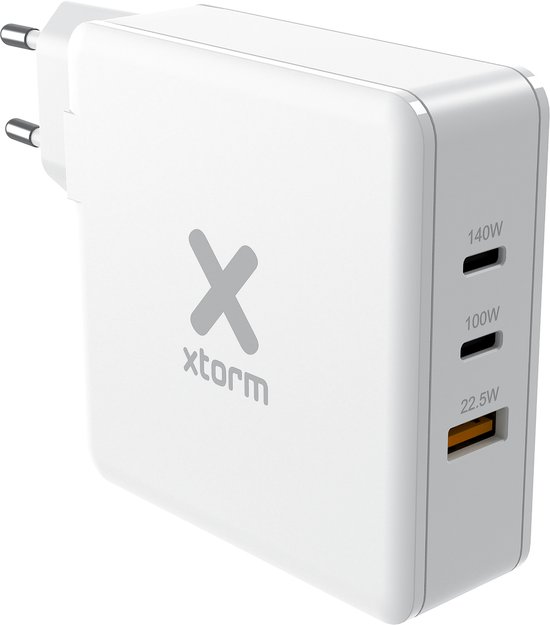 XAT140 - Volt GaN Wall Charger - 140 W - Wit — extra foto 0