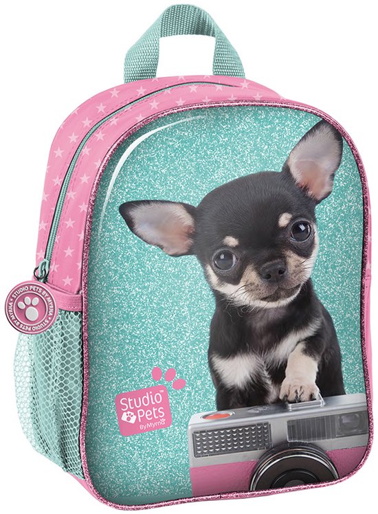 Studio Pets Chihuahua Camera - Peuter Rugzak - 28 cm - Multi