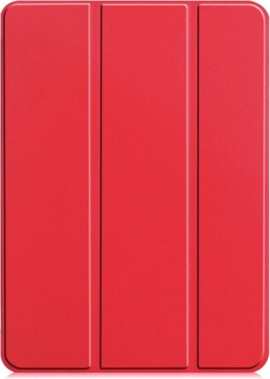 Smart Book Case voor Apple Ipad Pro 12.9 (2021) - Rood