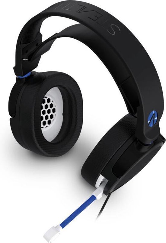 Steath - SP-Shadow V Premium Stereo Game Headset - Zwart/Blauw — extra foto 0